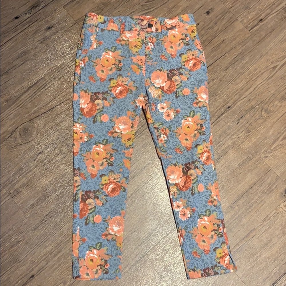 Floral Pencil Pants